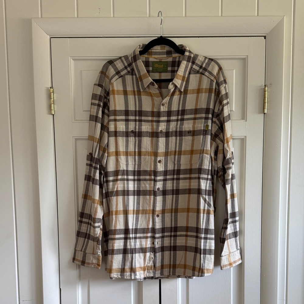 Plaid Casual Button Down Shirt